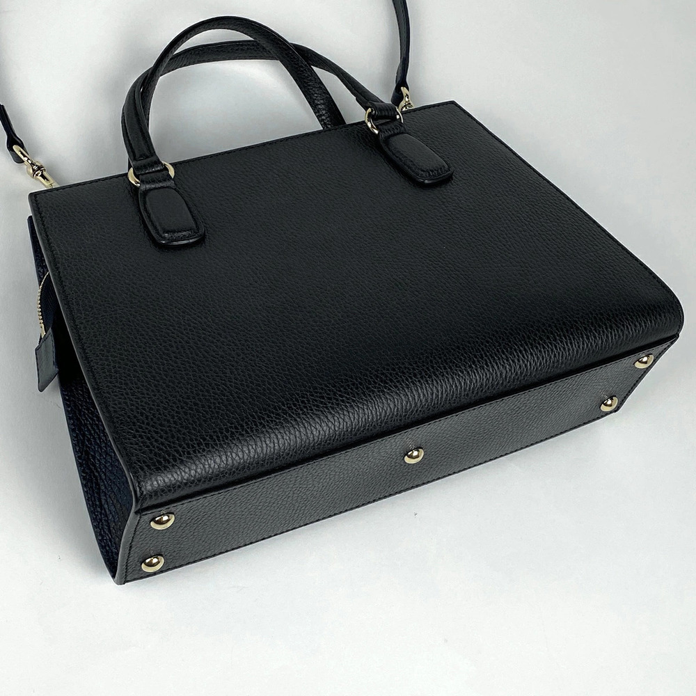 Gucci Bag Soho Handbag Leather Shoulder Interlocking Black GG